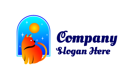 Spectacular Chubby Cat Logo