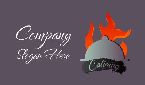 Delicious Fast Food Catering Logo