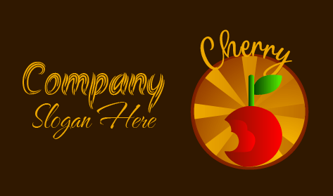 Delicious Cherry Bite Logo