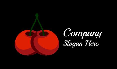 Ripe Red Cherry Logo