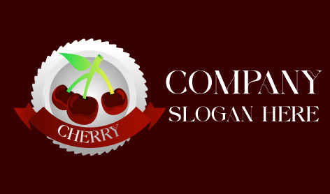 Small Yummy Cherry Logo