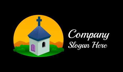 Christmas Church Model Logo