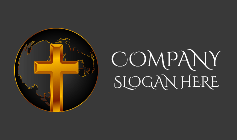 Minimal Cross Church Logo