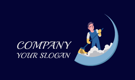 Cloudy Dust Cleaning Logo