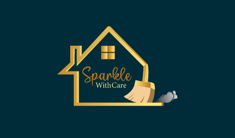 Golden Broom Handle Cleaning Logo