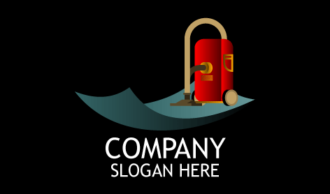 Red Vacuum Cleaning Logo