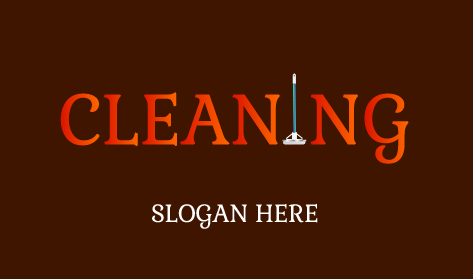 Squeegee Mop Cleaning Logo