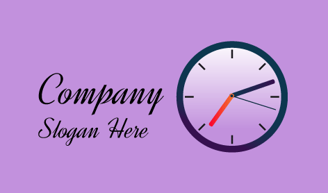 Analog Markers Clock Logo