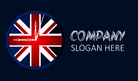 Australian Flag Clock Logo