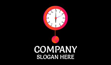 Balanced Gradient Clock Logo