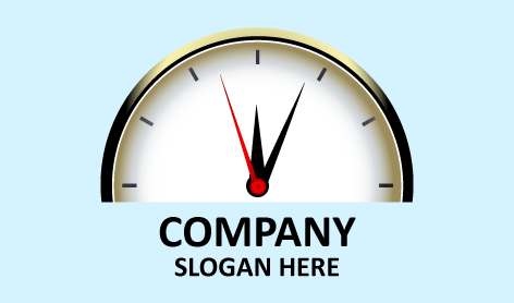 Blended Color Clock Logo