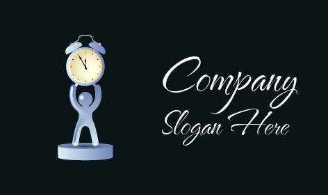 Ceramic Figure Clock Logo