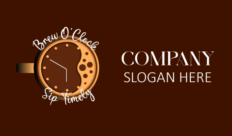 Coffee Time Clock Logo