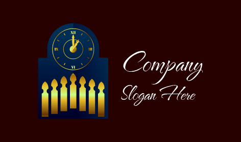 Gold Plated Clock Logo