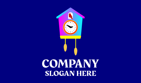 Hut Shaped Cuckoo Wall Clock Logo