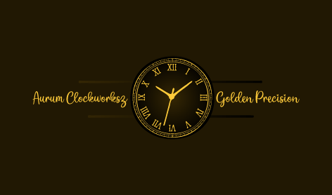 Intricate Clock Design Logo