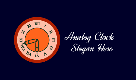 Red Boundary Clock Logo