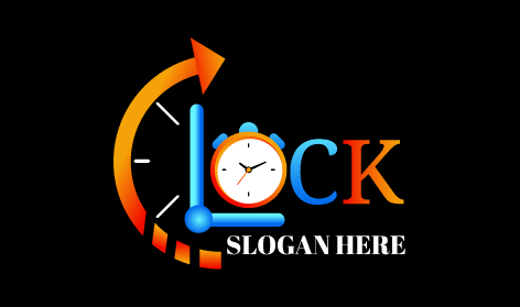 Rotating C Symbol Clock Logo