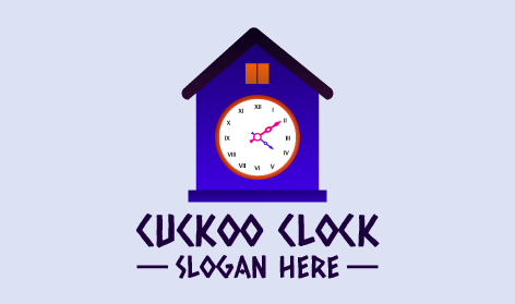 Royal Blue Clock Logo