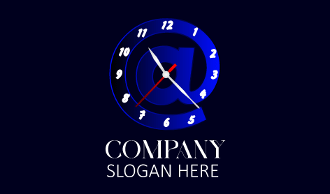 Small Alphabet Clock Logo