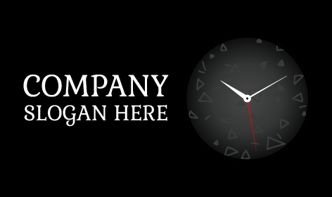 Tiny Triangle Clock Logo