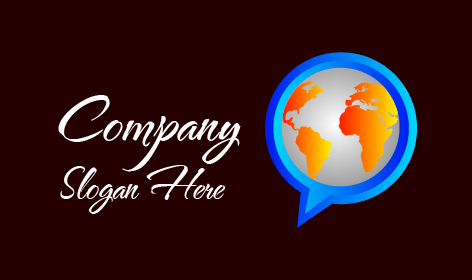 Blue Globe Communication Logo