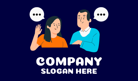 Office Discussion Communication Logo