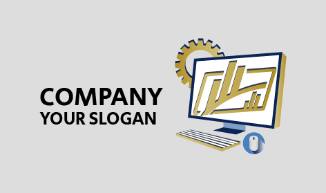 Business Report Computer Logo