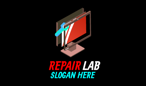 Computer Screen Restoration Logo