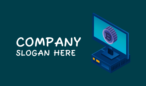 Digital Currency Computer Logo