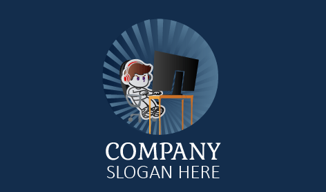 Fierce Gamer Computer Logo