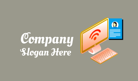 Internet Connectivity Computer Logo