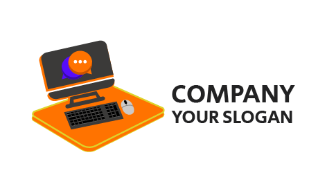 Messenger Application Computer Logo