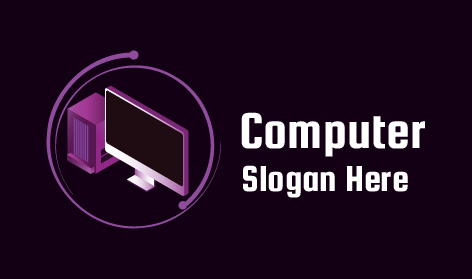 Purple Ring Computer Logo