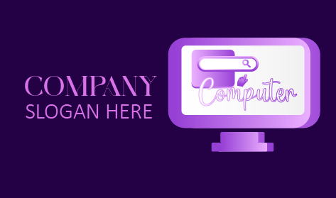 Search Bar Computer Logo