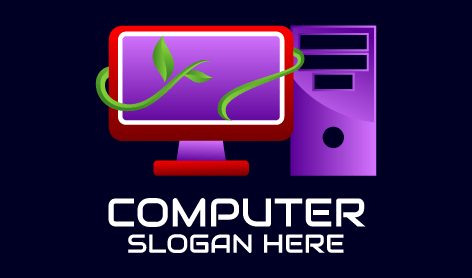 Winding Vine Computer Logo