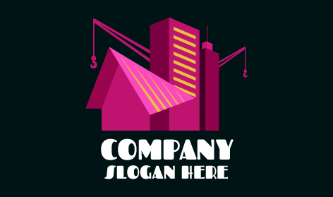Aesthetic Building Construction Logo