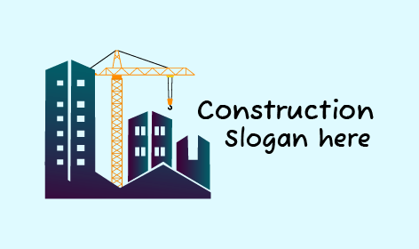 Big Windows Building Construction Logo