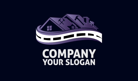 Climbing Construction Worker Logo