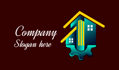 Half Gear Construction Logo