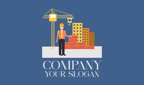 Orange Vest Construction Logo