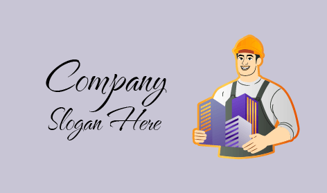 Reliable Construction Worker Logo