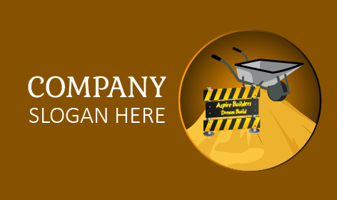 Steel Wheelbarrow Construction Logo