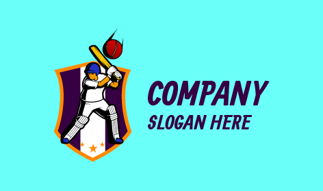 Passionate Athlete Cricket Logo