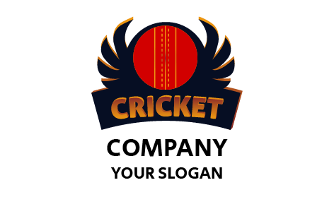 Premium Cricket Sports Club Logo