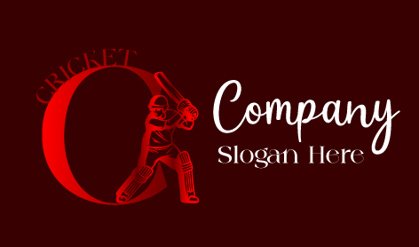 Red Shade Cricket Logo