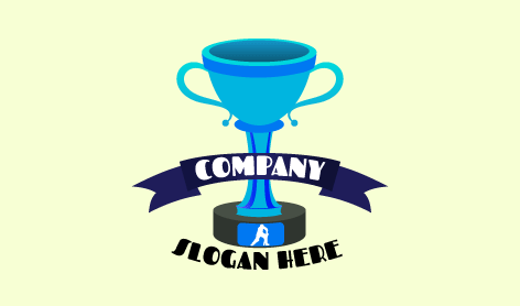 Trophy Victory Cricket Logo