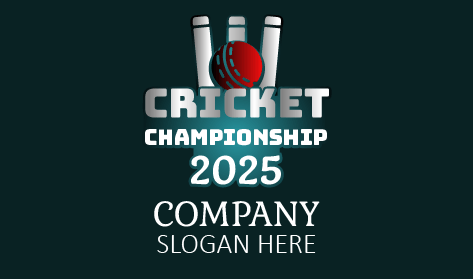 White Cricket Wicket Logo