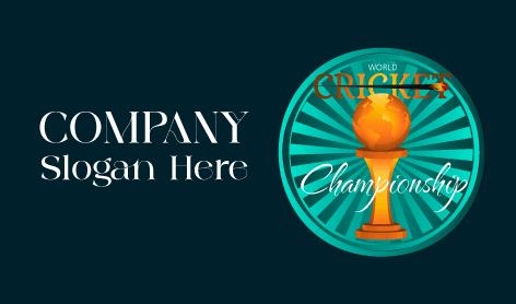 Winning Trophy Cricket Logo