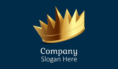 Dull Golden Crown Logo